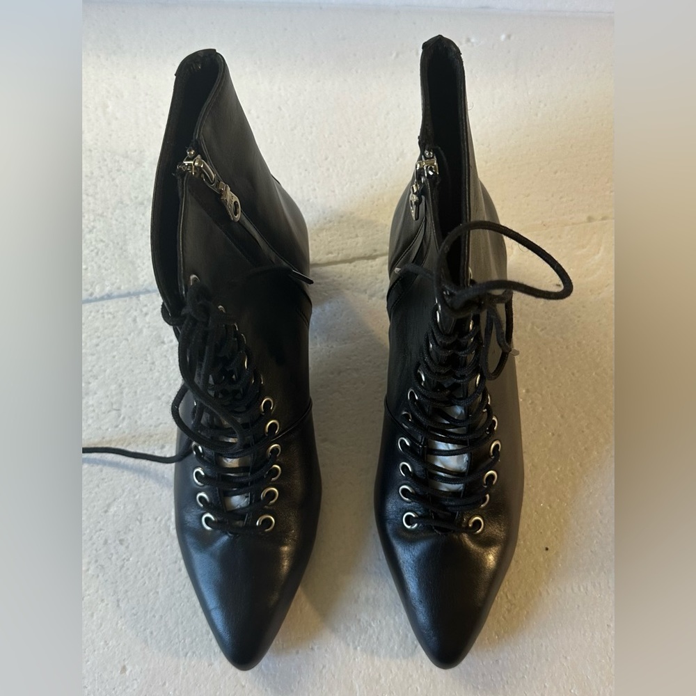 Archive Jane Black Leather‎ Women's Booties Size: 6.5US